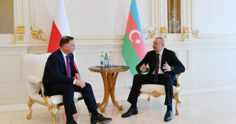 Состоялась встреча президентов Азербайджана и Польши один на один