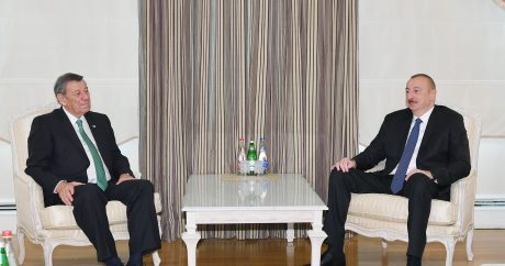 Президент Ильхам Алиев принял главу МИД Уругвая