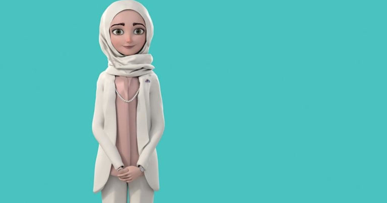 Исламский банк Бахрейна принял на работу виртуальную девушку в хиджабе