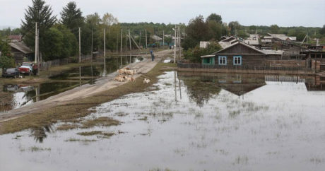 В России паводок подтопил 80 придомовых территорий