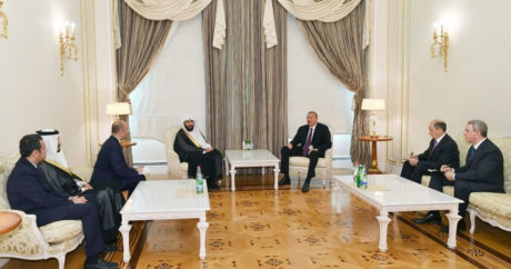 Президент Азербайджана принял министра юстиции Королевства Саудовская Аравия