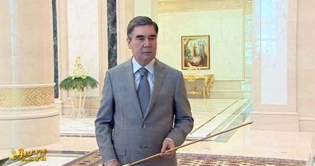 Президента Туркменистана показали в репортаже гостелевидения