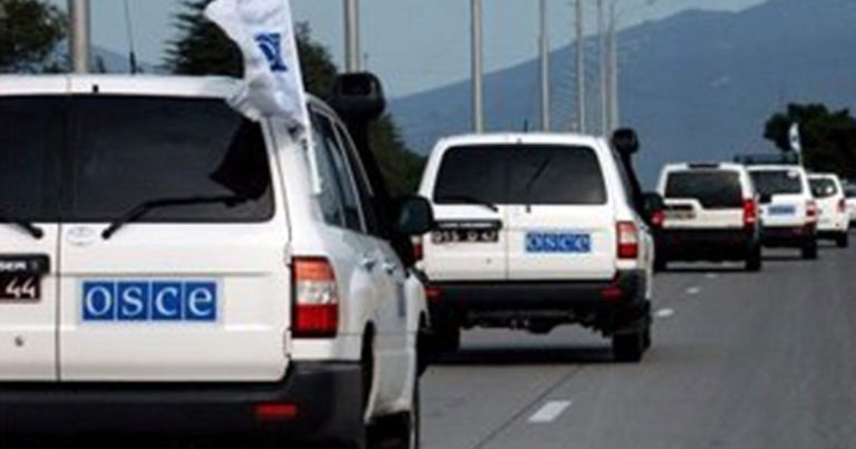 ОБСЕ провел мониторинг на линии соприкосновения войск