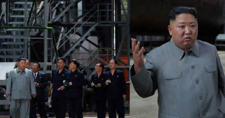 Ким Чен Ын осмотрел новую подводную лодку, созданную в КНДР