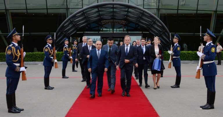Завершился визит президента Совета Европейского Союза в Азербайджан