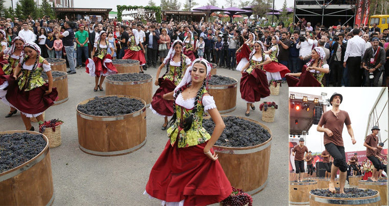 В Азербайджане проходит первый фестиваль винограда и вина – ФОТОРЕПОРТАЖ