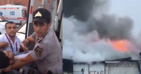 Во время пожара в Садараке сотрудники полиции проявили самоотверженность — ВИДЕО