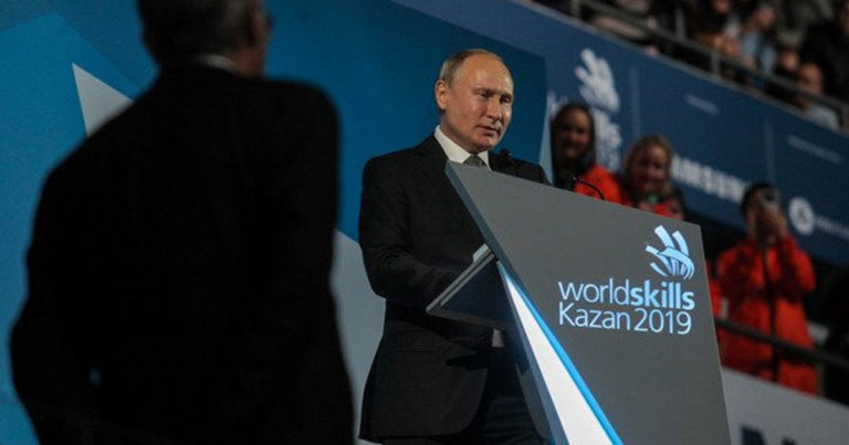 Путин поздравил победителей и призеров WorldSkills