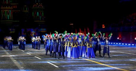 Азербайджан впервые участвует в международном военно-музыкальном фестивале Спасская башня — ВИДЕО