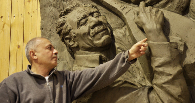 Мемориальная скульптура: памятник знаменитому азербайджанскому ашугу