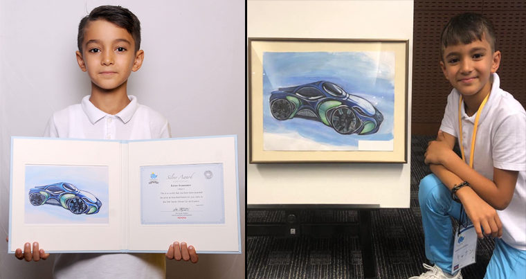 Успех в Японии: рисунок азербайджанского школьника в числе лучших — ФОТО