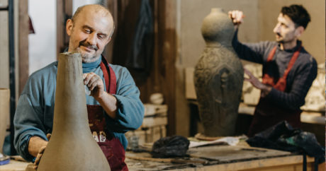Лейла Алиева посетила Центр керамики и прикладного искусства «ABAD» — ФОТО