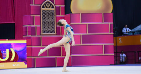 В Баку стартовал второй день 37-го ЧМ по художественной гимнастике