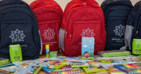 Фонд Гейдара Алиева подарит школьные принадлежности первоклассникам из малообеспеченных семей