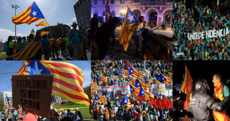 На улицы Барселоны вышли 600 тысяч сторонников независимости Каталонии
