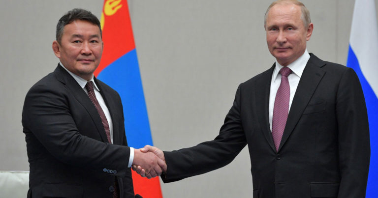Путин назвал отношения между Россией и Монголией братскими