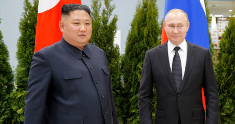 Путин поздравил Ким Чен Ына с годовщиной образования КНДР