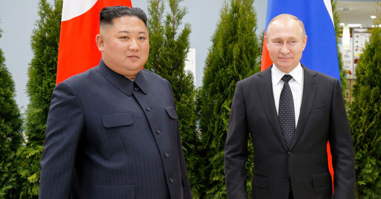 Путин поздравил Ким Чен Ына с годовщиной образования КНДР