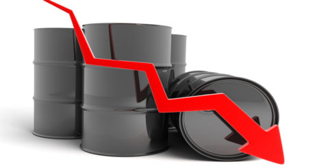 Нефть продолжает дешеветь, Brent стремится вниз к $64