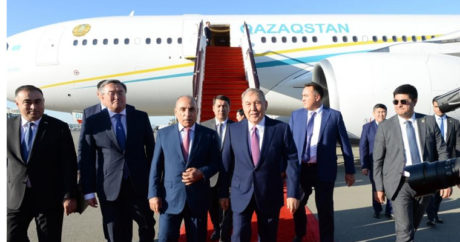 Нурсултан Назарбаев прибыл в Азербайджан
