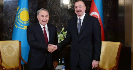 Ильхам Алиев встретился с Нурсултаном Назарбаевым