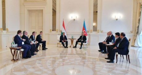 Президент Ильхам Алиев встретился с премьер-министром Венгрии Виктором Орбаном