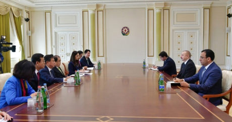 Президент Ильхам Алиев принял председателя Национальной ассамблеи Республики Корея