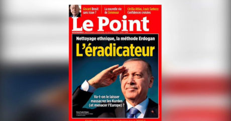 Президент Турции оскорбился из-за своего портрета на обложке Le Point
