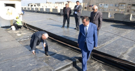 Президент выделил 10 миллионов ИВ Баку на ремонт крыш жилых домов
