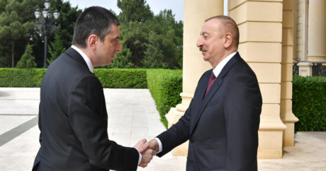 Ильхам Алиев принял премьер-министра Грузии Георгия Гахария