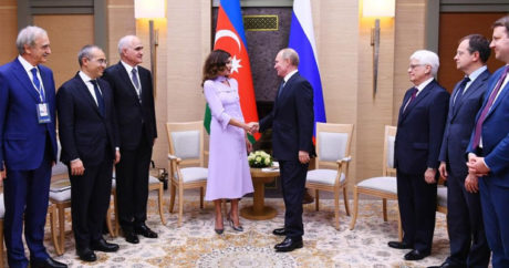 В Москве состоялась встреча Мехрибан Алиевой с Владимиром Путиным — ФОТО