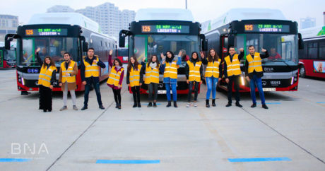 В Баку появились новые автобусы европейского типа