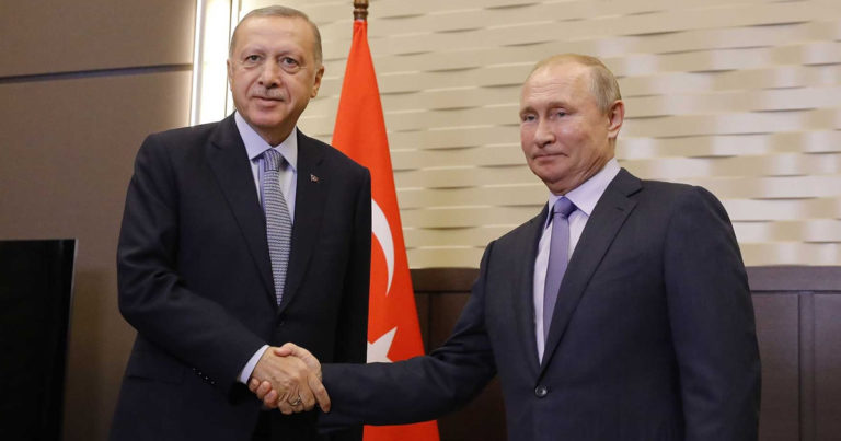 В Кремле прокомментировали данные о возможном визите Эрдогана в Россию