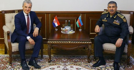 Обсуждены вопросы расширения военного сотрудничества между Азербайджаном и Хорватией
