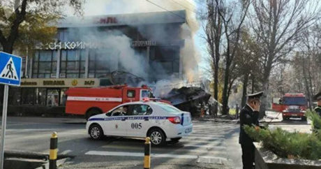 Один человек погиб в результате взрывов в центре Бишкека