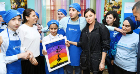 Мехрибан Алиева в Центра реабилитации для детей с синдромом аутизма -ФОТО