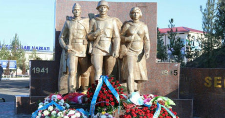 Памятник погибшим во Второй мировой войне установлен в Узбекистане
