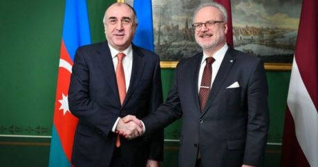 Эльмар Мамедъяров обсудил карабахский конфликт с президентом Латвии  — ФОТО