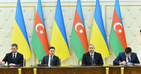 Состоялась церемония подписания азербайджано-украинских документов