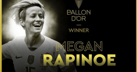 Меган Рапино получила женский «Золотой мяч»