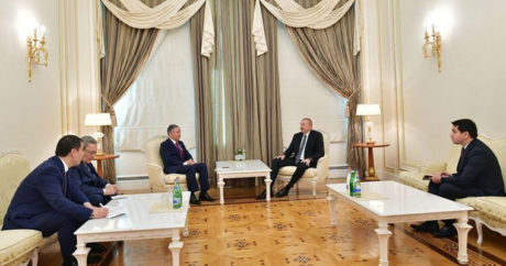 Ильхам Алиев принял председателя Парламента Казахстана
