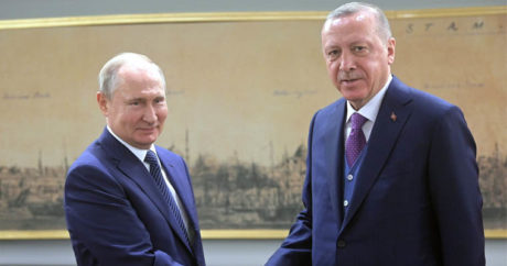 Путин и Эрдоган призвали к мирному решению проблем в Персидcком заливе