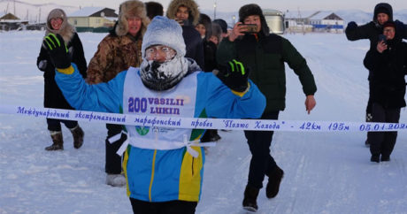 В Якутии участники марафона пробежали 42 километра при -45°С