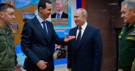 Путин вместе с Асадом гулял по Дамаску — Видео