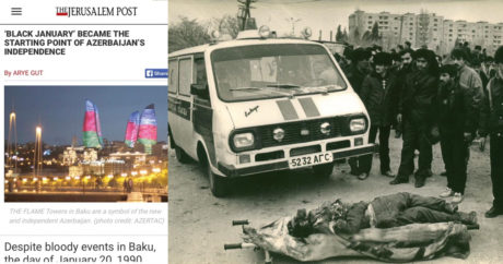 «Черный январь»: трагедия азербайджанского народа в израильской прессе