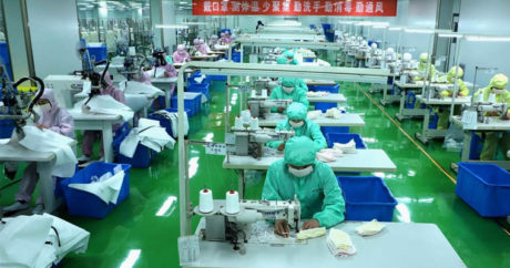 В Китае за шесть дней будет построена фабрика по производству медицинских масок