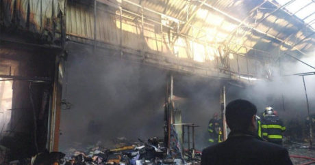 Пострадавшие в результате пожара предприниматели т/ц «Садарак» в Баку получат компенсации