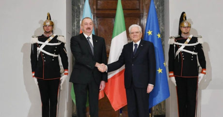 В Риме состоялась церемония официальной встречи президента Азербайджана