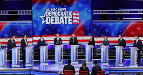 В США трансляция теледебатов демократов собрала рекордное число зрителей