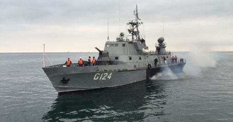 ВМС Азербайджана провели тактическое учение — Видео